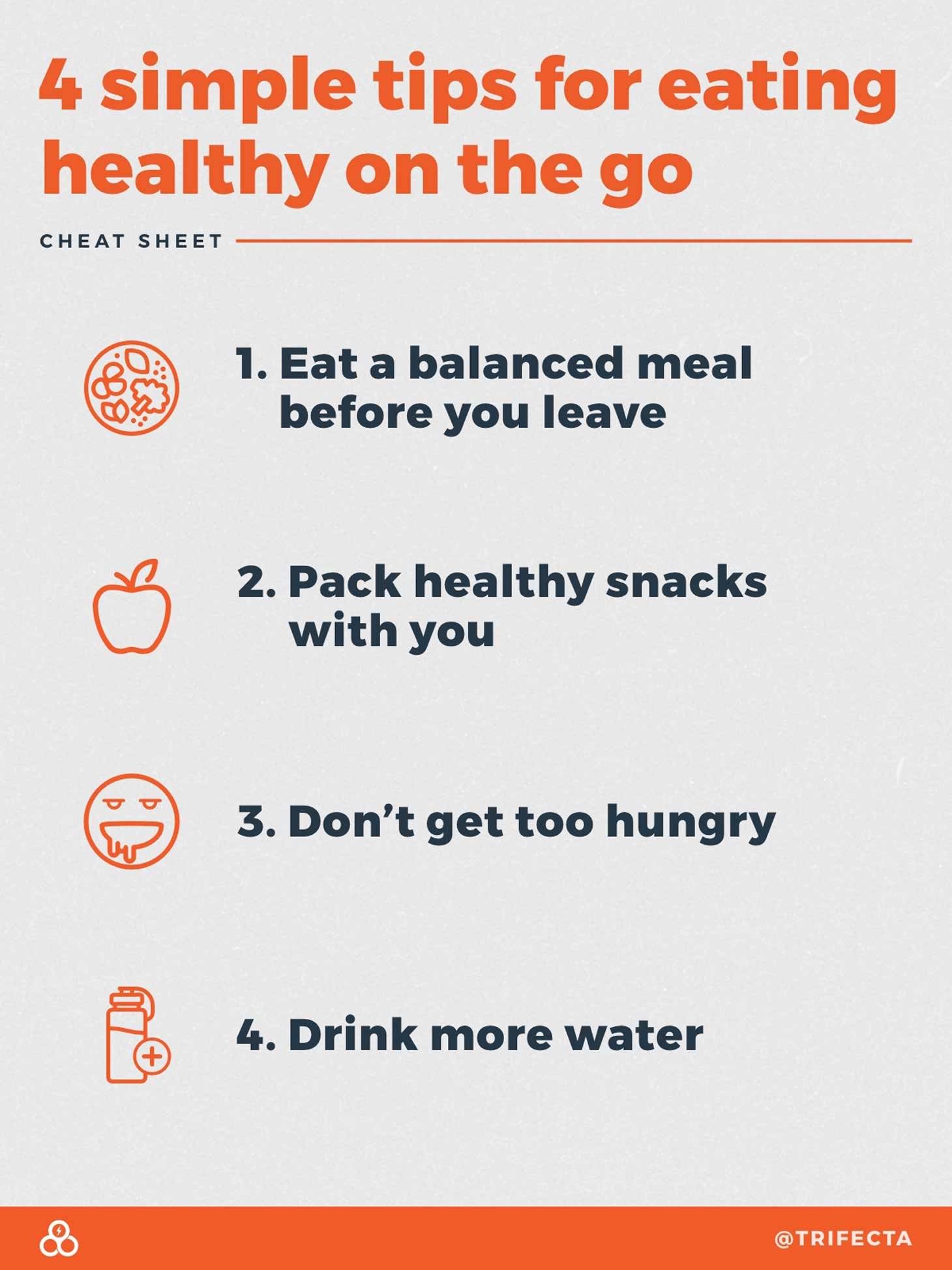 4 healthy eating tips for on the go